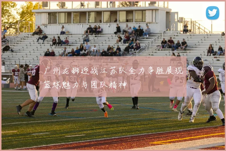 广州龙狮迎战江苏队全力争胜展现篮球魅力与团队精神